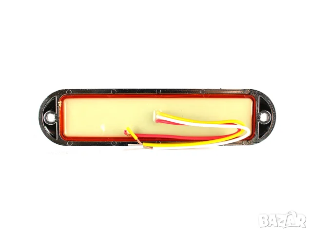 Мигащ LED габарит с хромирана рамка, снимка 3 - Аксесоари и консумативи - 55869175
