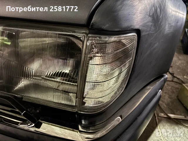 Хром лайсни за броня Мерцедес 124 Е500, снимка 5 - Части - 56093861
