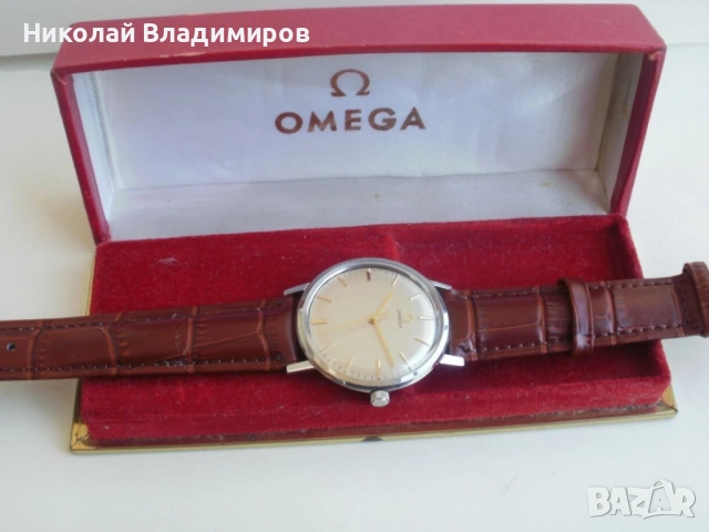  Omega перфектен мъжки ръчен часовник Омега механичен швейцарски