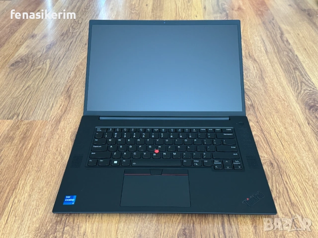 16' WQXGA 2.5K i7-11800H Lenovo ThinkPad P1 Gen 4 32GB DDR4/512GB NVMe/Nvidia RTX A2000/Гаранция, снимка 3 - Лаптопи за работа - 53094676