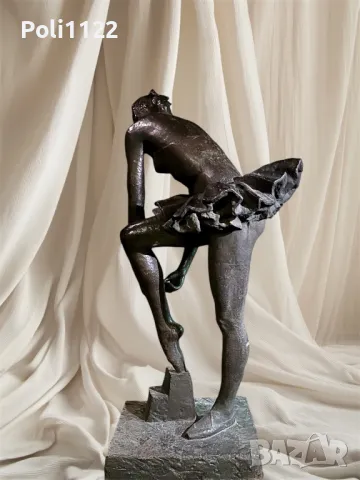 Бронзова статуя-Балерина-УНИКАТ, снимка 3 - Антикварни и старинни предмети - 48295874