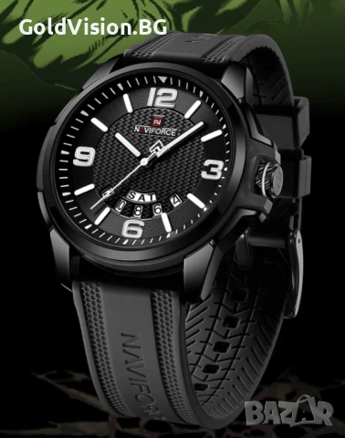 Мъжки часовник – NAVIFORCE – 9215 + ПОДАРЪК, снимка 2 - Мъжки - 53206573