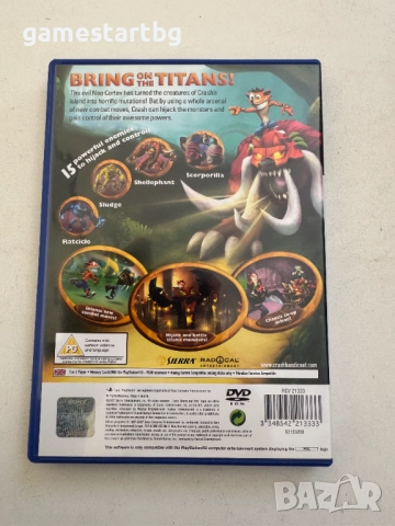 Crash of the Titans+bonus DVD за PS2, снимка 2 - Игри за PlayStation - 52404547