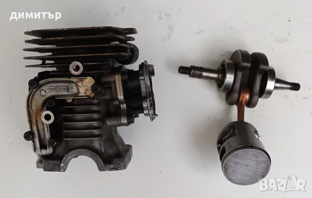 Здрав Цилиндър,бутало и колянов вал за Хускварна/Husqvarna 435,440,135,140, снимка 3 - Градински инструменти - 53958780