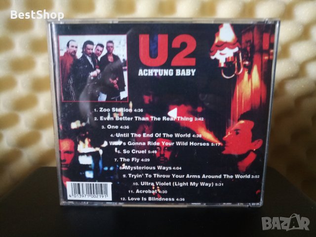 U2 - Achtung baby, снимка 2 - CD дискове - 30224168