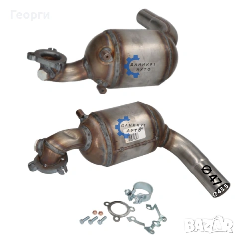 Катализатор Fiat Doblo Punto Lancia Musa Ypsilon Opel Astra H Corsa D 1.3