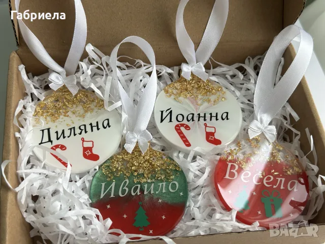 Персонализирани коледни висулки , снимка 2 - Коледни подаръци - 56536919