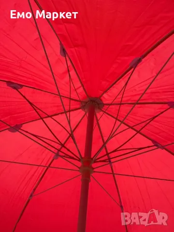 Функционален чадър за градина и плаж – Ø2.70 м, височина 2.50 м, снимка 5 - Градински мебели, декорация  - 50029788