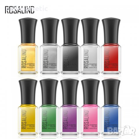 ПЛЪТЕН ЛАК ЗА ПЕЧАТИ - СЕРИЯ ROSALIND 6 МЛ, снимка 14 - Продукти за маникюр - 35253387