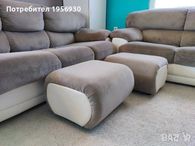 Холна гарнитурата NANI комплект., снимка 4 - Дивани и мека мебел - 54347238