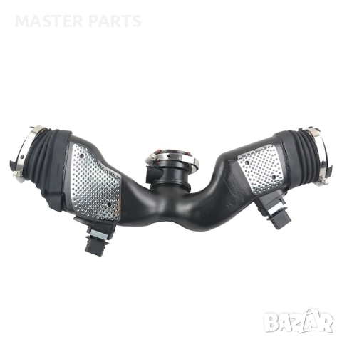 НОВ ! Въздуховод "Лястовица" с 2 MAF сензора за Mercedes OM642 CDI V6, снимка 2 - Части - 52013143