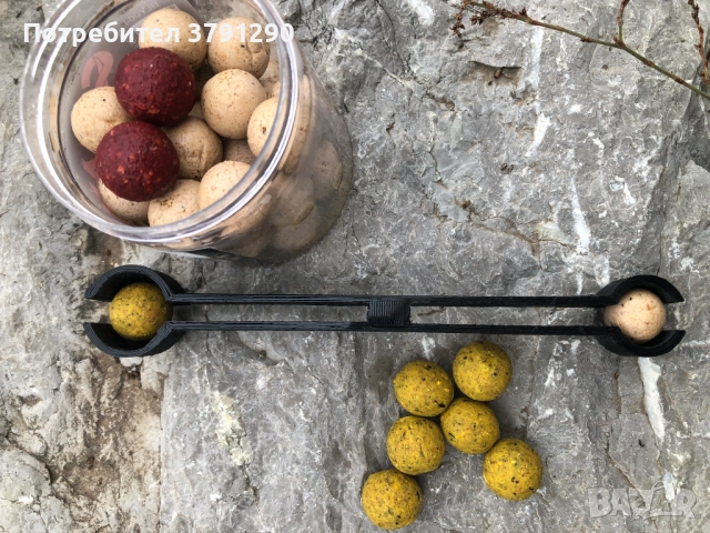 Рибарска пинсета за бойли/инструмент за протеинови топчета/захранка, снимка 6 - Такъми - 52636852