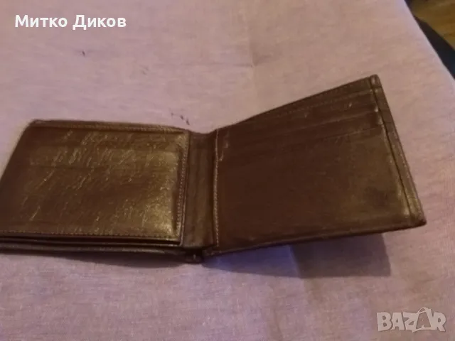 Портфейл нов марков  на Керн Колекцион естествена кожа 120х95мм, снимка 4 - Портфейли, портмонета - 48102916