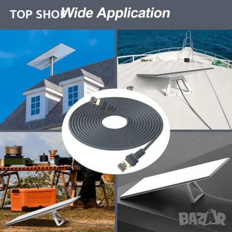 SLDXIAN Starlink Gen 3 кабел за Starlink Standard Actuated V3, удължителен кабел Водоустойчив, 9 м, снимка 6 - Кабели и адаптери - 49965350