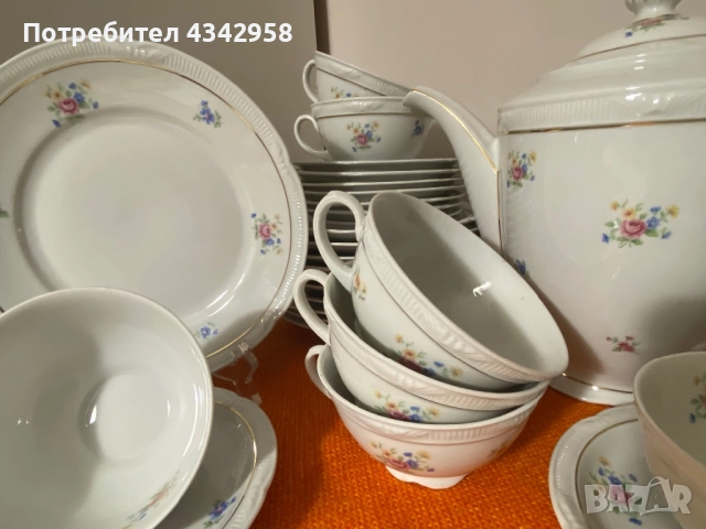 Винтидж порцелан Zeh Scherzer Bavaria (1945–1949 г.) , снимка 5 - Антикварни и старинни предмети - 52877016