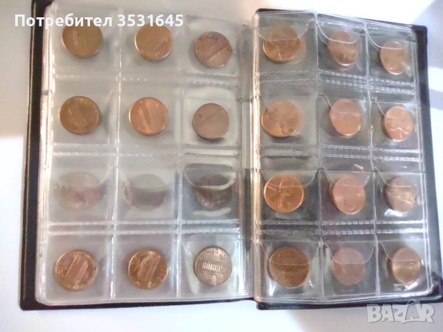 Kолекция от американски монети с номинал 1 C Lincoln, снимка 2 - Нумизматика и бонистика - 44281463