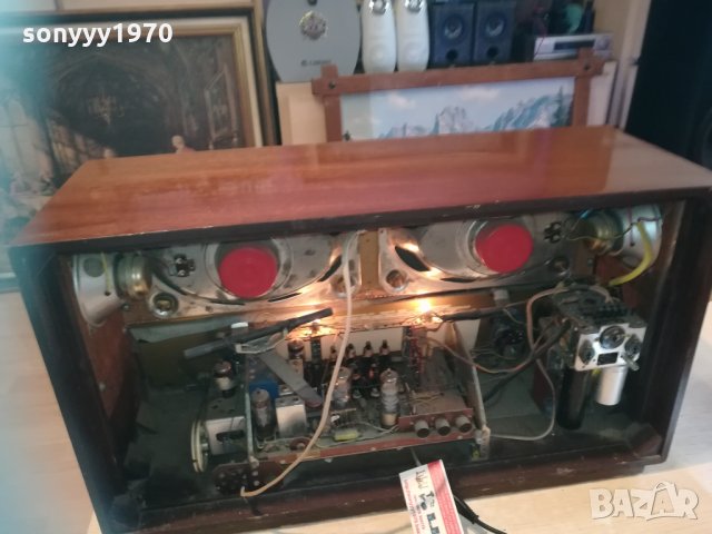 *telefunken tube stereo-антик 0502210840, снимка 12 - Ресийвъри, усилватели, смесителни пултове - 31689025