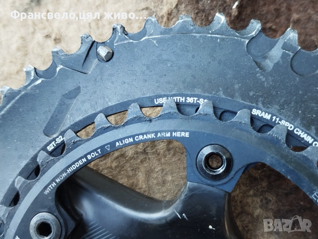 Курбел със средно движение за велосипед колело карбон sram red, снимка 3 - Части за велосипеди - 52128880