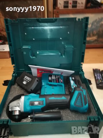 ЪГЛОШЛАЙФ-НОВ 2 БАЕРИИ И ЗАРЯДНО 2710231848, снимка 5 - Винтоверти - 42747047