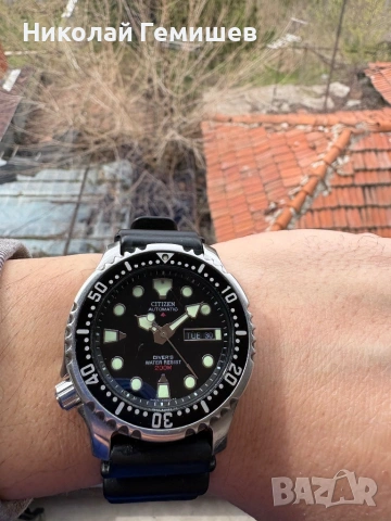 Citizen 200m Automatic, снимка 2 - Мъжки - 54013239