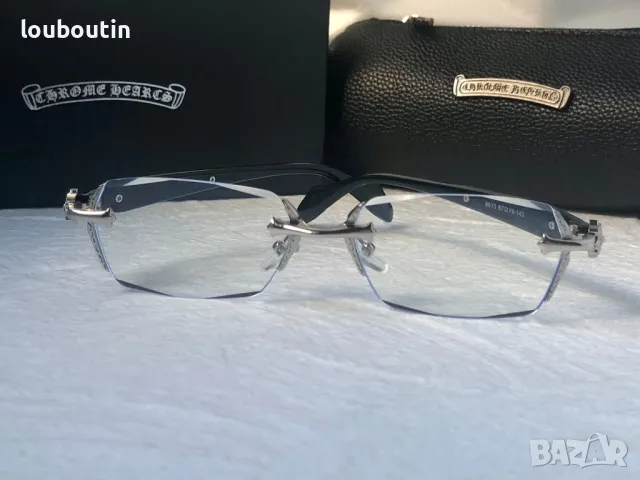 CHROME HEARTS диоптрични рамки очила за компютър прозрачни слънчеви мъжки дамски унисекс, снимка 10 - Слънчеви и диоптрични очила - 47698969