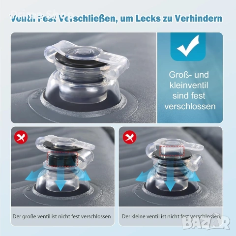 Надуваем матрак за багажник на автомобил 195x130x15см + помпа и аксесоари , снимка 9 - Надуваеми легла - 54241113