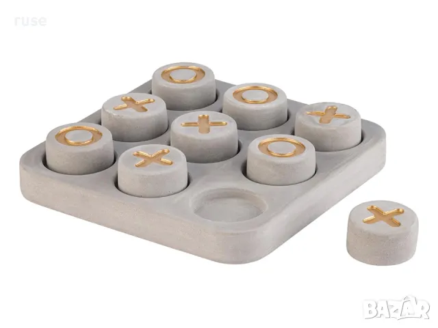 НОВИ! Морски шах Табло за игра Tic-tac-toe цимент, снимка 2 - Образователни игри - 49786291