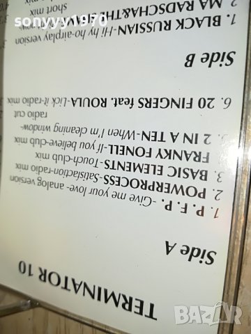 sold-DANCE TERMINATOR 10-КАСЕТА 2907222006, снимка 9 - Аудио касети - 37536960