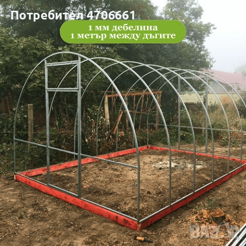 Конструкция за Оранжерия „ПРИМА АГРО КРАЛИ МАРКО“, снимка 3 - Оранжерии - 53070437