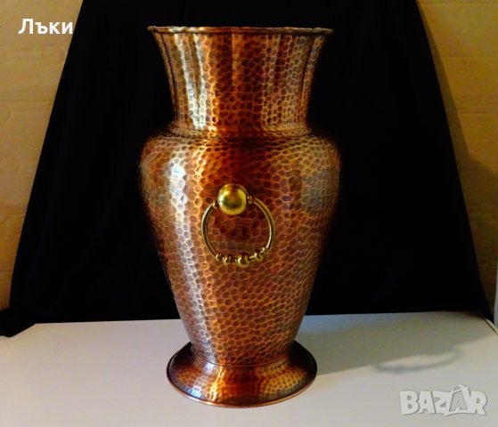 Медна ваза,кана,поставка 3 кг. , снимка 8 - Антикварни и старинни предмети - 29647953