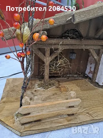 Декоративна дървена и светеща къща, снимка 9 - Декорация за дома - 48694190