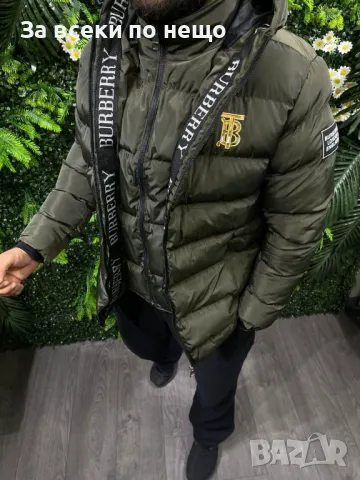 Мъжко зимно яке със силиконов пълнеж и бродирано лого Burberry - 3 налични цвята Код A113, снимка 4 - Якета - 47470658