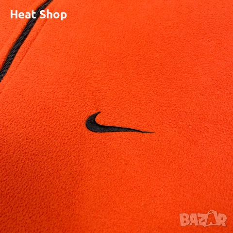 Мъжко горнище90’s Vintage Nike Swoosh Pullover Fleece Sweatshirt, снимка 2 - Спортни дрехи, екипи - 48571921