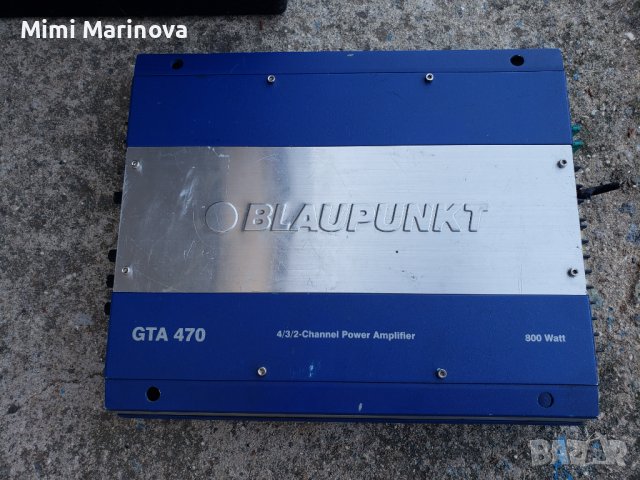 Blaupunkt бас туби + 4-канален усилвател, снимка 5 - Аксесоари и консумативи - 38411977