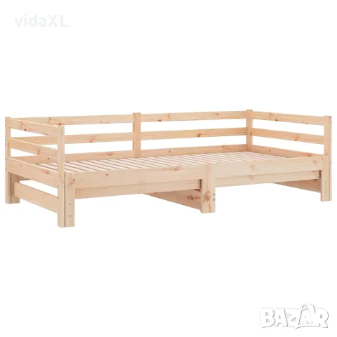 vidaXL Разтегателно дневно легло, без матрак, 80x200 см, снимка 3 - Спални и легла - 56147929