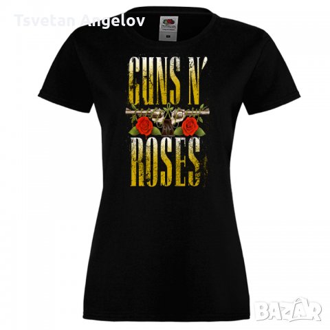 Дамска тениска GUNS N ROSSES 12, снимка 1 - Тениски - 31964701