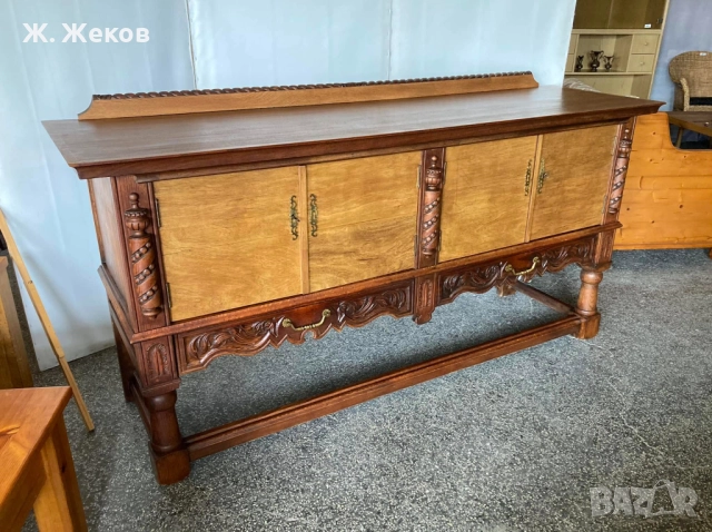 Масивен контрабюфет, снимка 6 - Скринове - 51816382