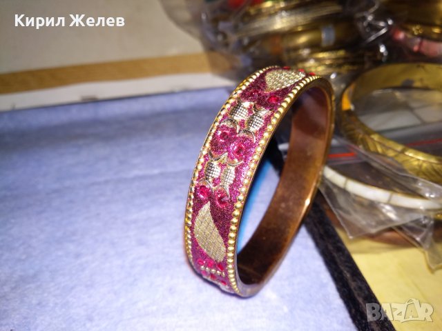 ЕФЕКТНА МОДНА ОРНАМЕНТИРАНА АРТ ГРИВНА БРОНЗИРАНА НЕРЪЖДАЕМА СТОМАНА и КРИСТАЛЧЕТА 37528, снимка 12 - Гривни - 40811061