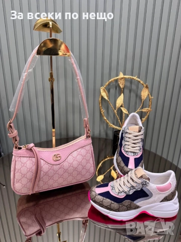 Gucci Комплект Дамски Маратонки И Дамска Чанта - Налични Различни Модели Код SK394, снимка 5 - Маратонки - 52862704