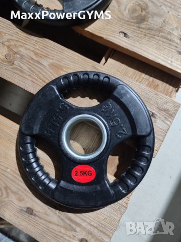Чисто нови тежести дискове ф50 2.5кг, 5кг, 10кг, 20кг, снимка 5 - Фитнес уреди - 42825181