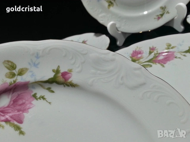 Стар полски порцелан чинии за основно , снимка 5 - Антикварни и старинни предмети - 53102900