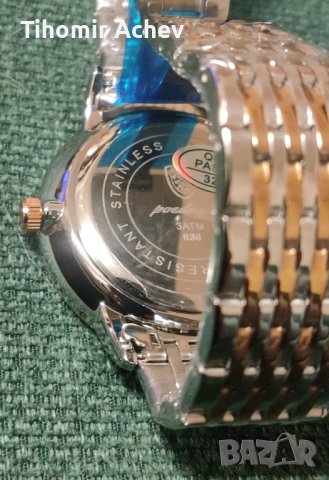 Нов ръчен часовник кварцов ден дата водоустойчив, снимка 2 - Мъжки - 44499373