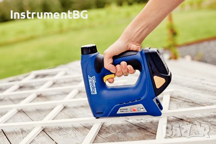 Безжичен пистолет за телбод Rapid BTX530 Li-Ion / в куфар, снимка 3 - Винтоверти - 38112984