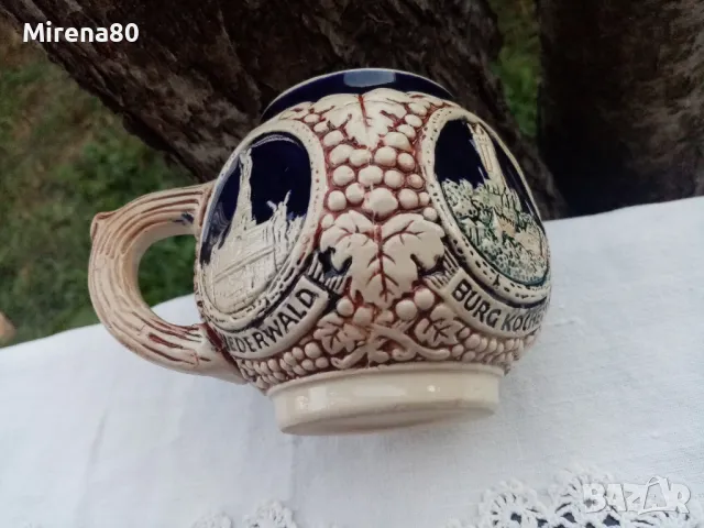 Винтидж немска керамика - сервиз за глювайн за 12 !, снимка 16 - Антикварни и старинни предмети - 47390083