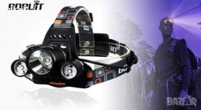 челник за глава водоустойчив мощен фенер въртящ се фокус и мащабиране, снимка 5 - Декове - 42056292