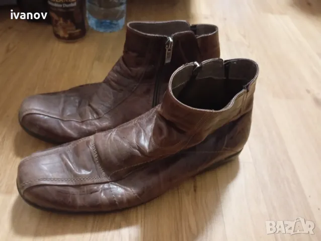 Мъжки кожени обувки , снимка 1