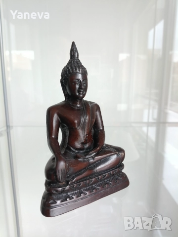 Буда в поза на медитация, статуетка от Камбоджа. , снимка 2 - Статуетки - 52310525