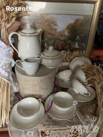 Винтидж сервиз за чай/капучино Стар чешки порцелан