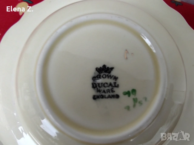 Crown Ducal антикварни купи от 20-те години, снимка 16 - Сервизи - 54076708