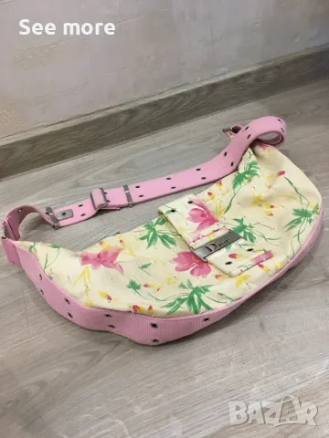 Vintage Dior Inspired Floral Denim чанта, снимка 14 - Чанти - 55955450